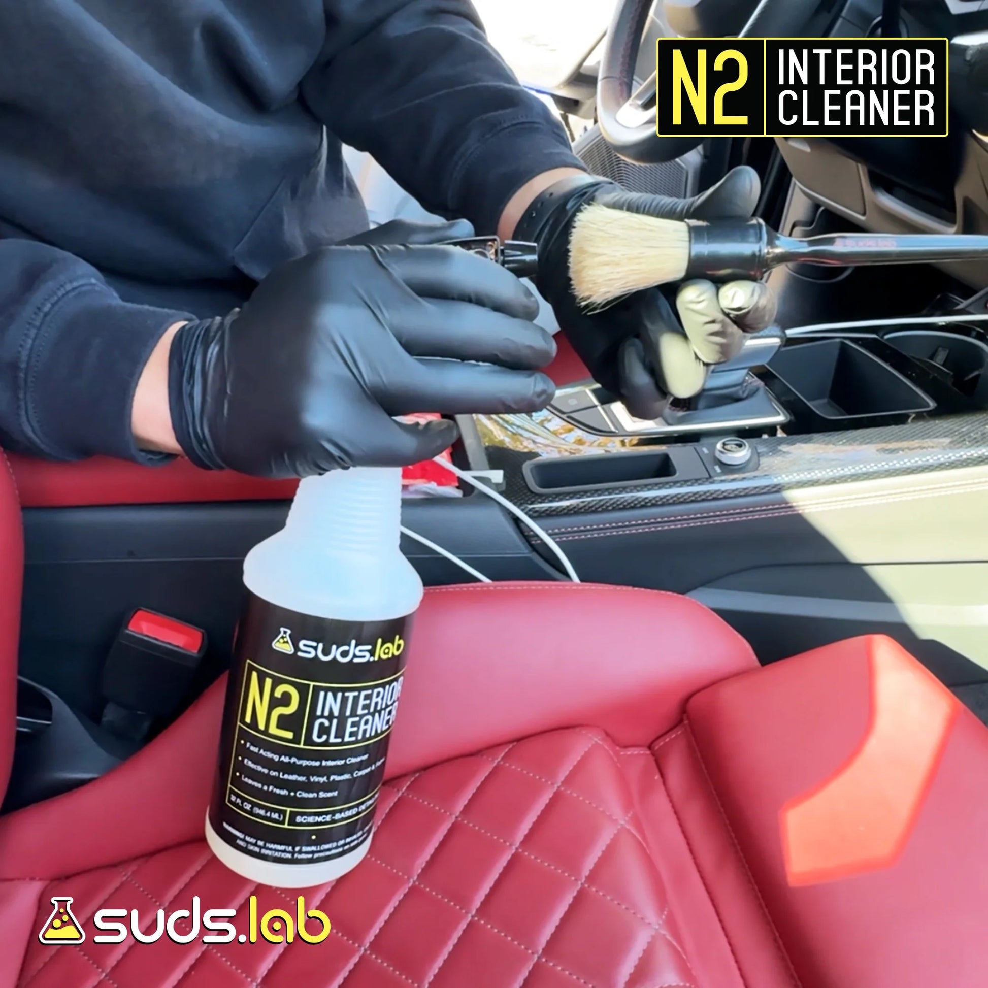 Suds Lab N2 Interior Cleaner, 32 Oz