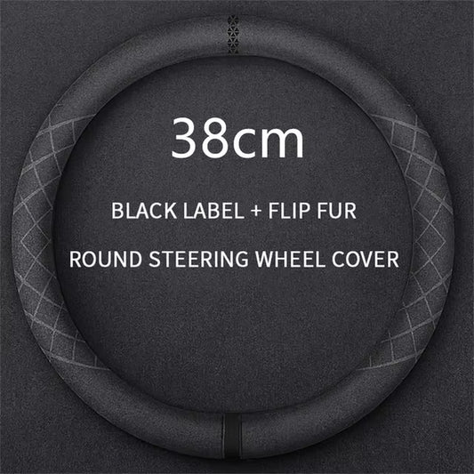 Car Steering Wheel Cover Suede Steering Wheel Covers 38CM Universal Car Interior Accessories Braiding Cover for Steering Wheel