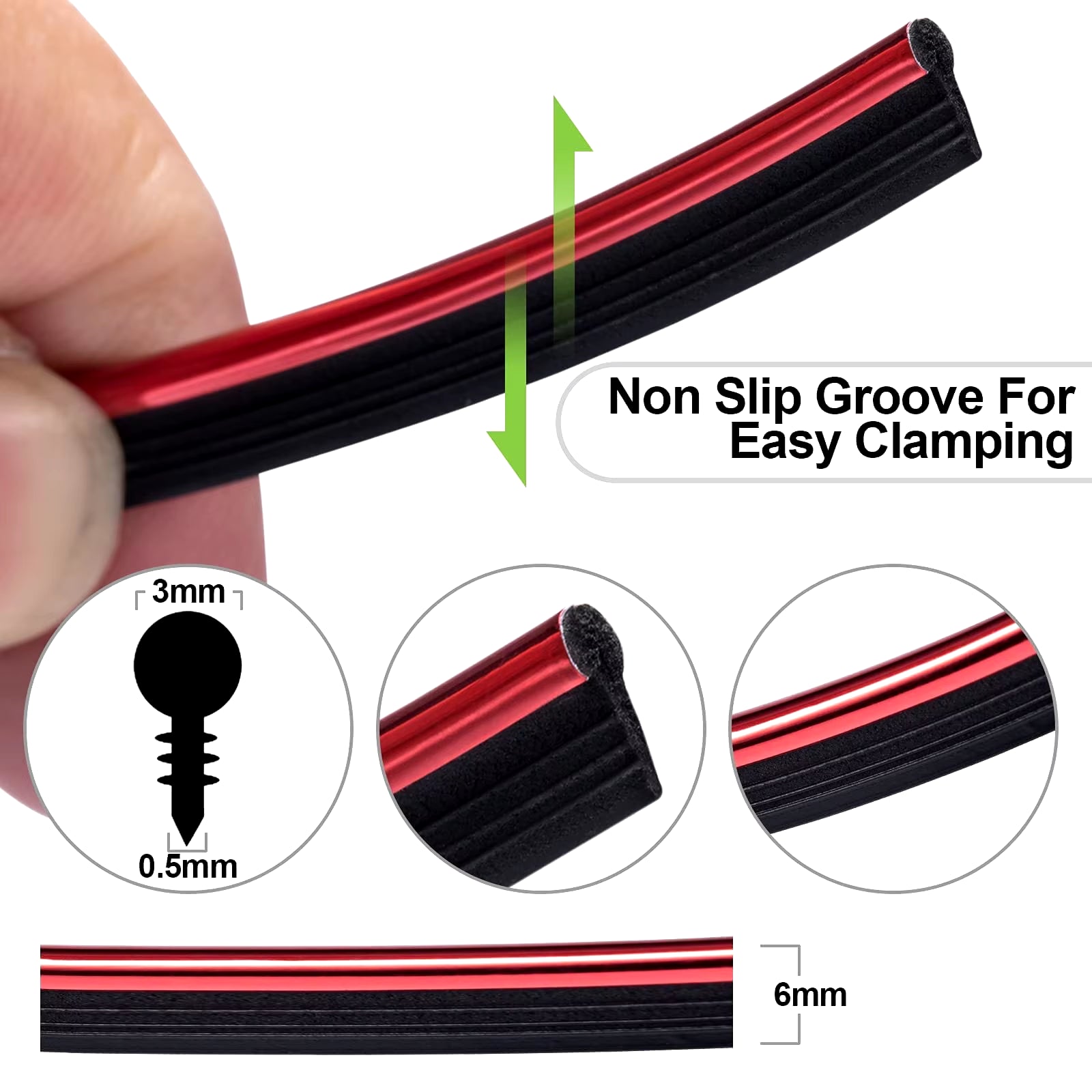 Car Interior Trim Strips Universal Car Gap Fillers Automobile Molding Line Decorative Accessories DIY Flexible Strip Garnish