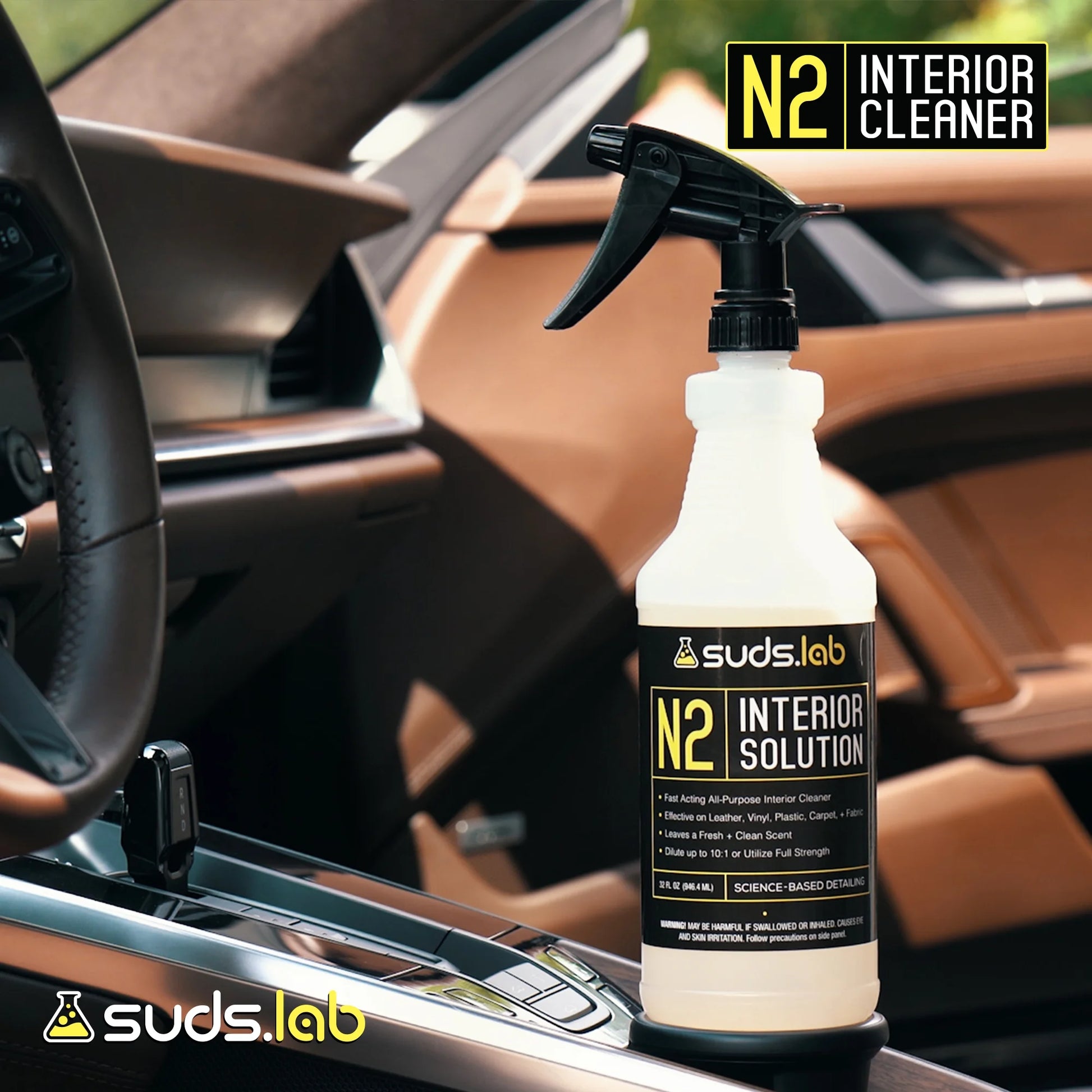 Suds Lab N2 Interior Cleaner, 32 Oz